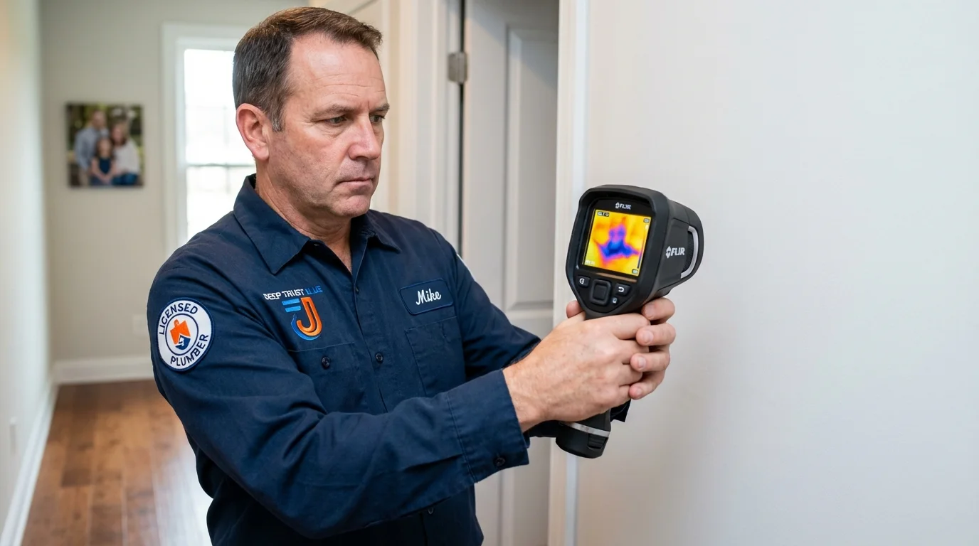 Thermal imaging leak detection by Johns Plumbing LLC in Sarita